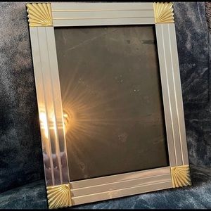 Silver and Gold Tone Picture Frame 5 x 7